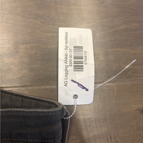 NWT AG Adriano Goldschmied Gray The Legging Ankle Super Skinny Jeans - Picture 5 of 7